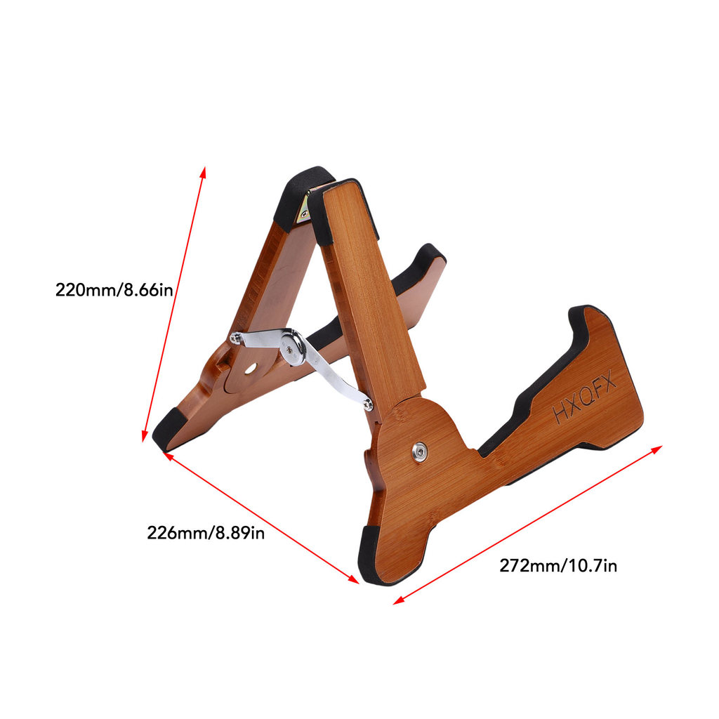 fgstbr Suporte Dobrável Para Guitarra , De Chão Baixo Elétrico Acústico , Violoncelo , Bandolim , Banjo , Ukulele