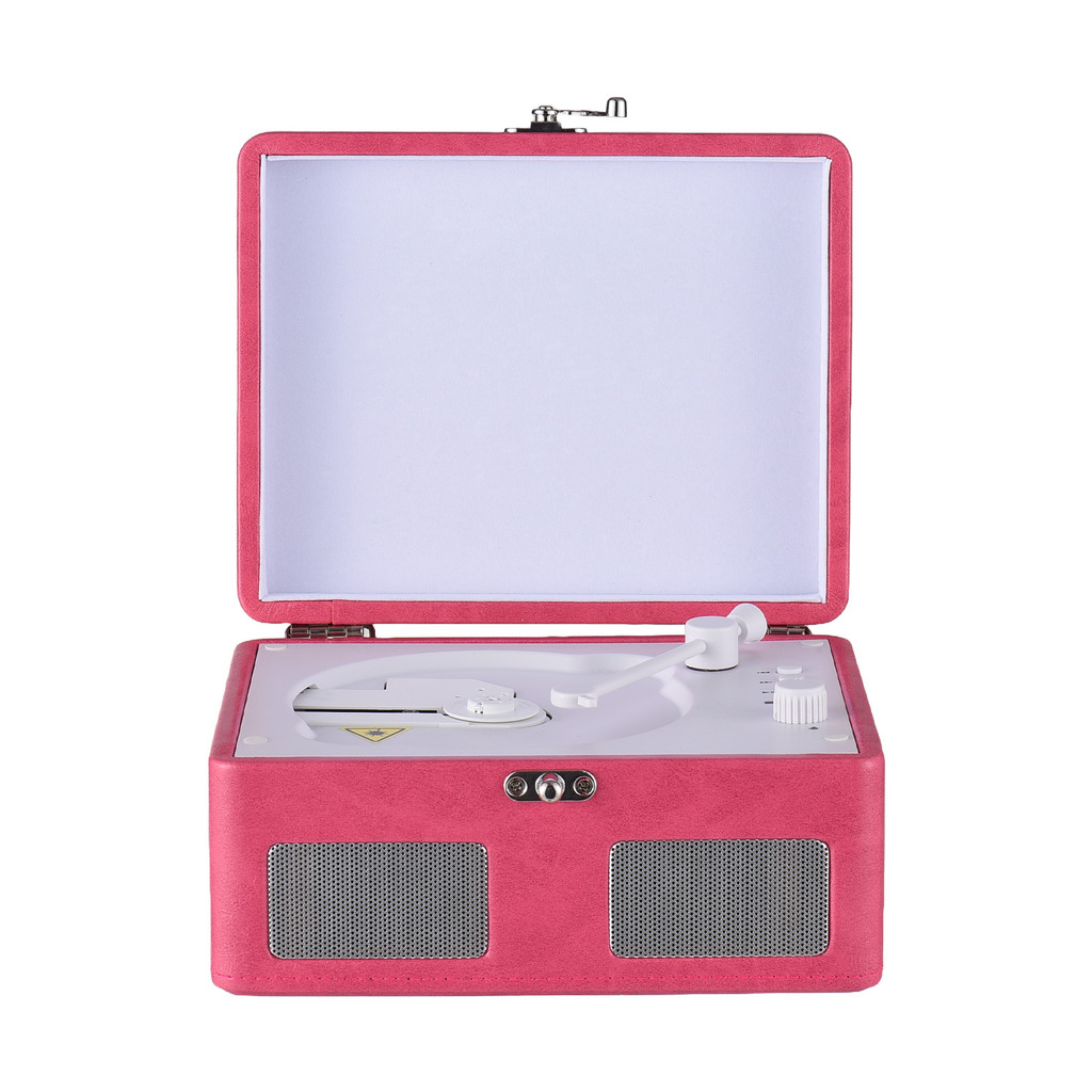 cpnobr Retro CD Player Bandeja Multifuncional Tipo BT Plataformas Giratórias De Áudio Reprodução De Unidade USB Portátil