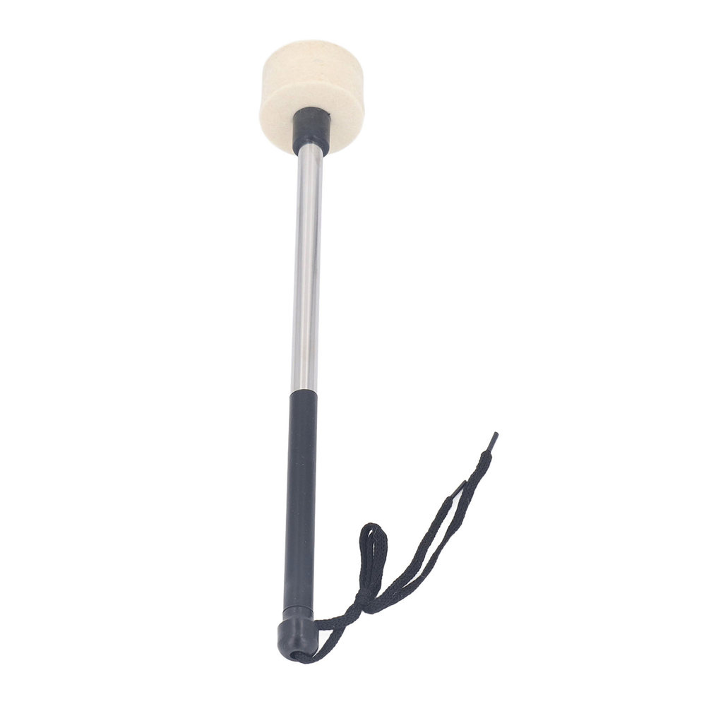Baqueta De Cabeça De Feltro De Lã cpnobr Alça De Aço Inoxidável Antiderrapante Soft Timpani Mallet