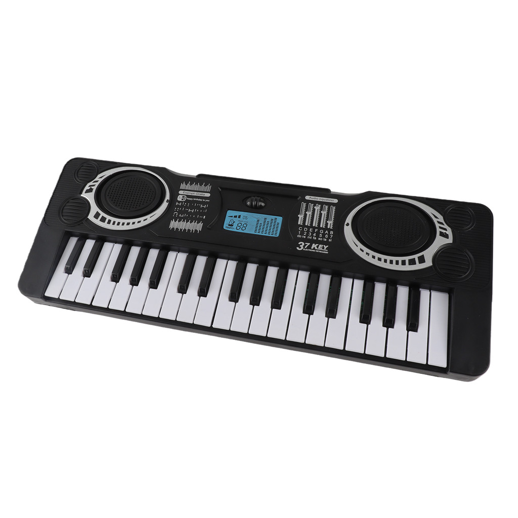 fgstbr Teclado Infantil Piano 37 Teclas Música Digital Eletrônica Brinquedo Educacional Para Meninos Meninas
