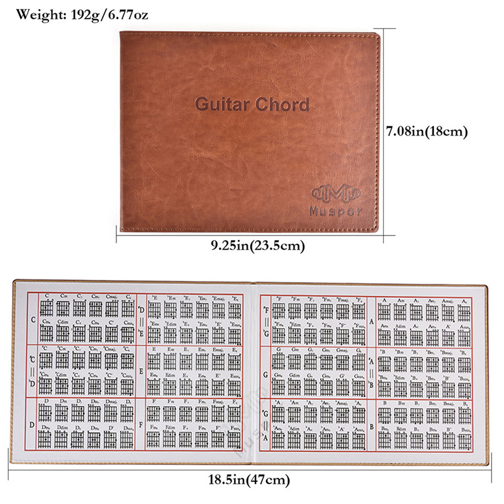 fgstbr Gráfico De Brochura Para Livro De Acordes De Guitarra Elétrica Acústica/Clássica De 6 Cordas