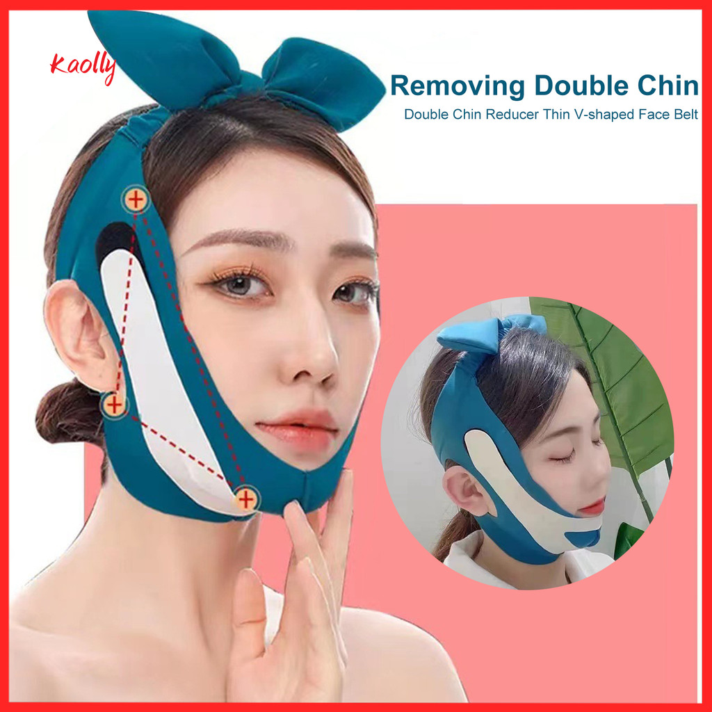 kaolly Cinto Facial Fino Levantamento Tridimensional De Alta Elasticidade Modelagem 360 Graus Estiramento Físico Face Li