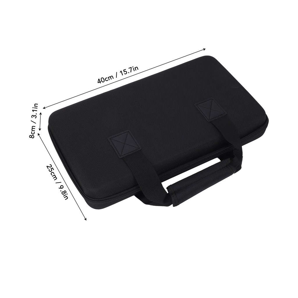 fgstbr Bolsa De Armazenamento Para Controlador De DJ , Maleta Portátil Controladores De Canal Duplo