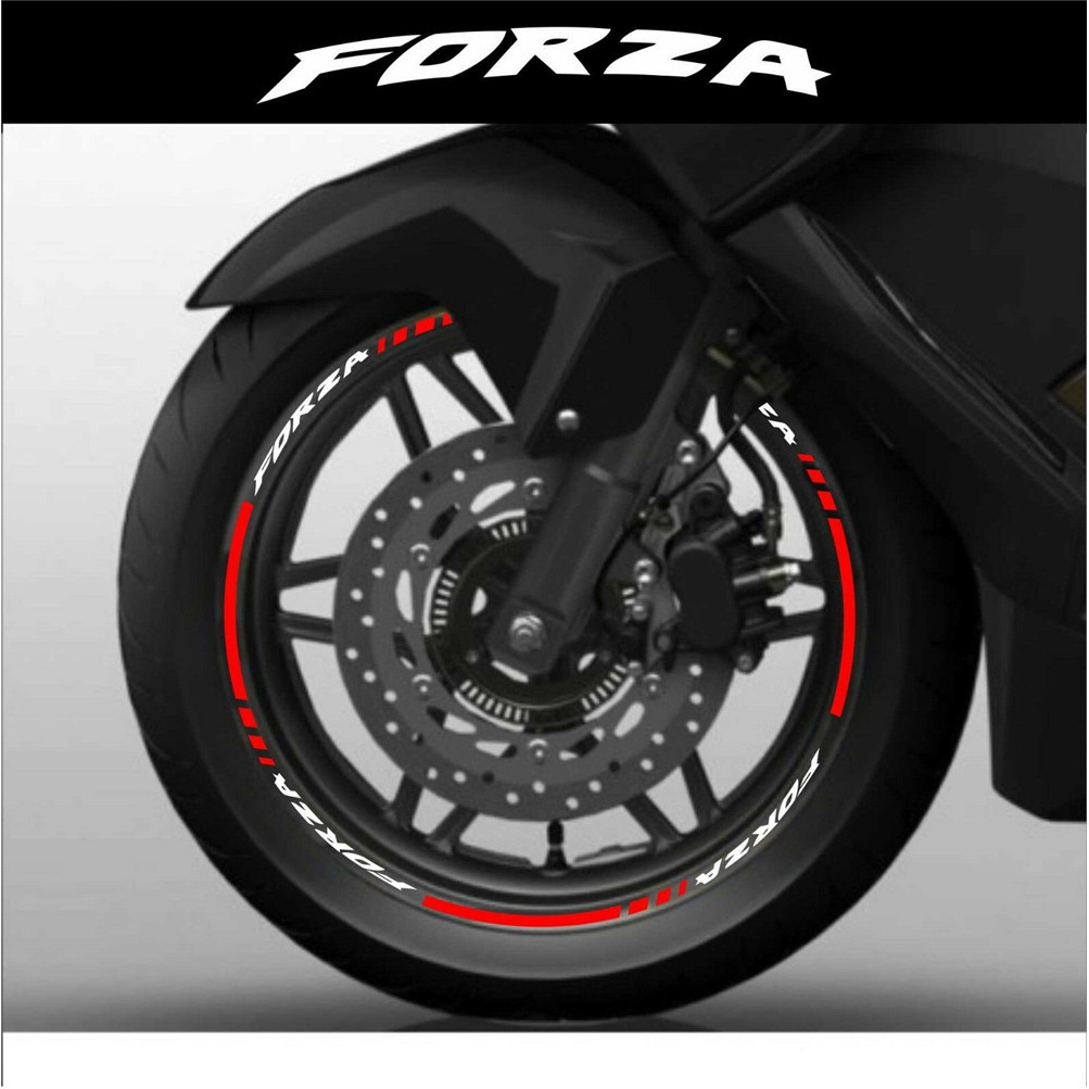 Adesivos De Roda Listras Personalizadas Refletivos De Motocicleta À Prova D'água Protetor Solar Adesivo Para Honda FORZA