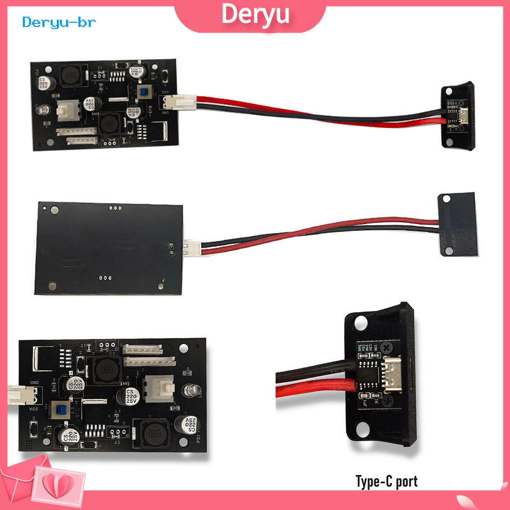 Placa De Fonte De Alimentação Para PS1 , Console Grosso Tipo-C 12V/3A , Sem Solda , Peças De Reposição De Jogos
