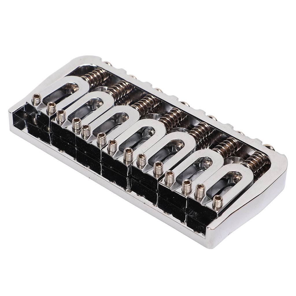 Npnobr Ponte De Guitarra Com 7 Cordas De Metal , Acessório De Instrumento Para Baixo , Ukulele , Guitarras Elétricas