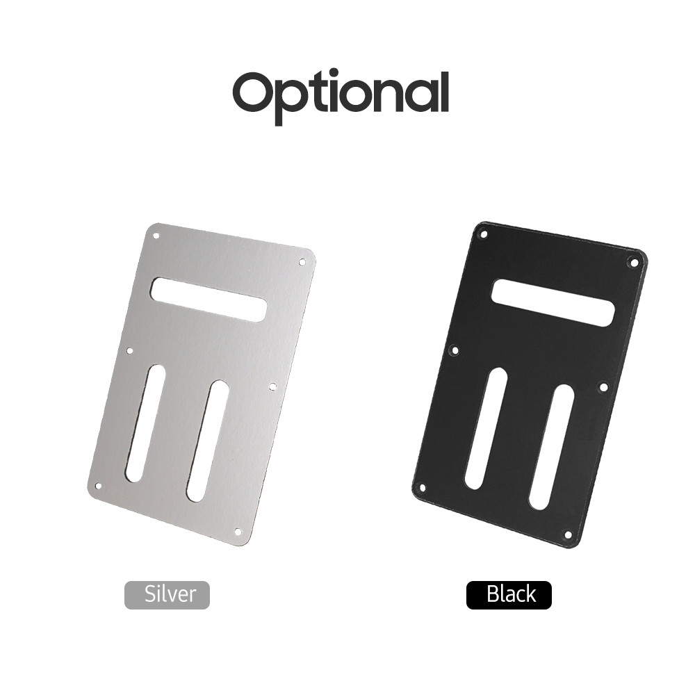fgstbr 6 Furos 3 Slots Guitarra Elétrica Placa Traseira Tremolo Mola Cavidade Circuito Fiação Capa Protetora