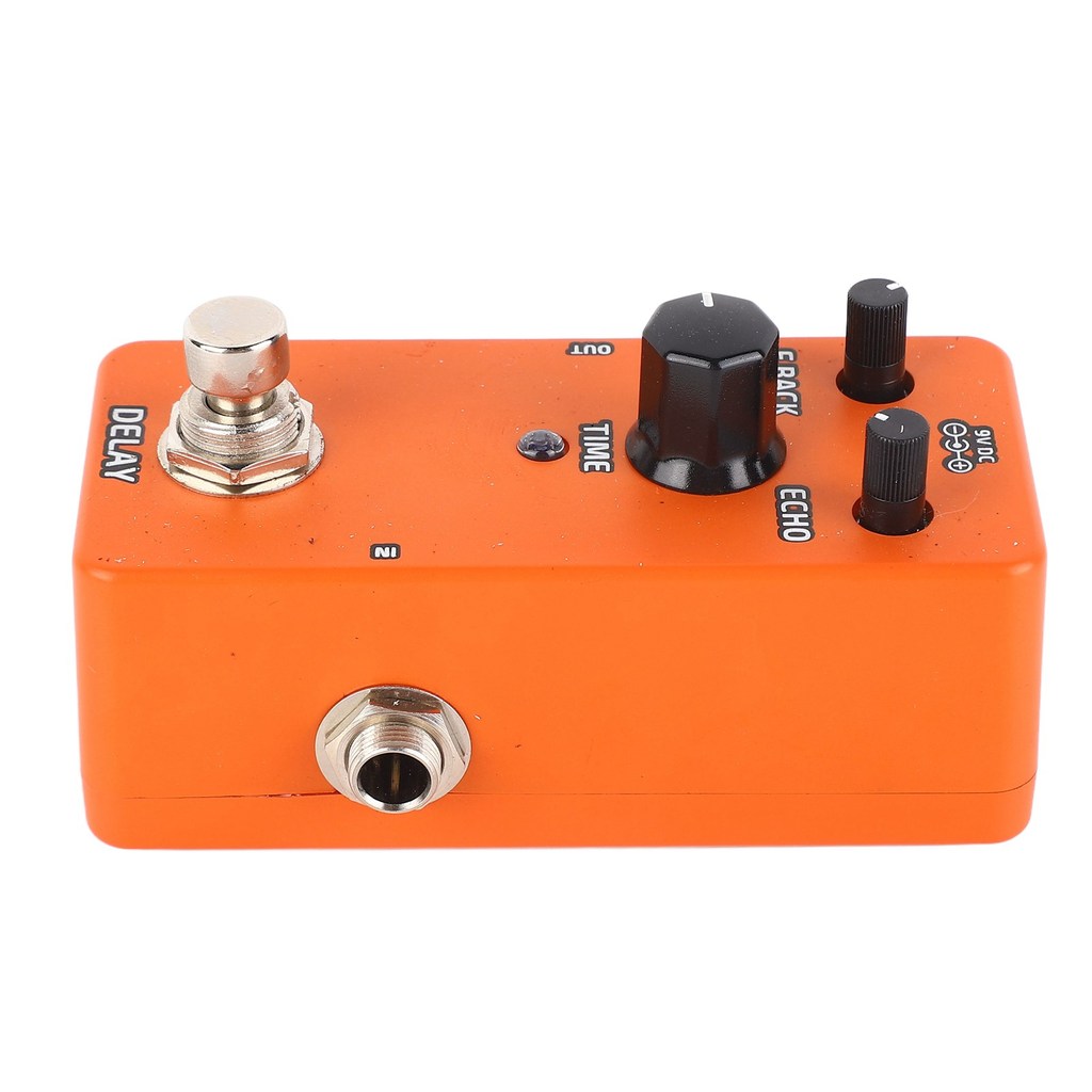 Scibr Pedal De Efeitos De Guitarra Elétrica Bloco Único Mini Amplificador De Modulação Simulação Atraso Laranja