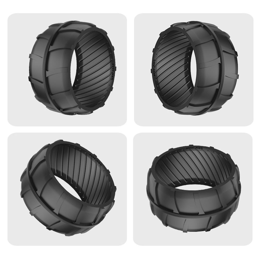 Capas De Roda De Borracha Antiderrapantes Duplas Aprimoradas Para Worx Cortadores Terrestres-Fáceis