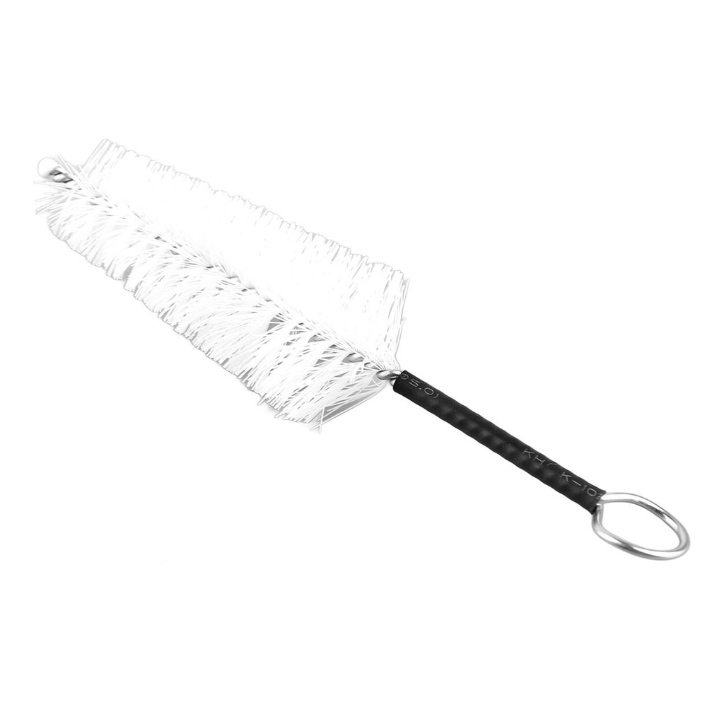 cpnobr Trompete Bocal Escova De Limpeza Cabo De Metal Fibra Macia Anti Riscos Prevenção De Ferrugem Ferramenta Corneta