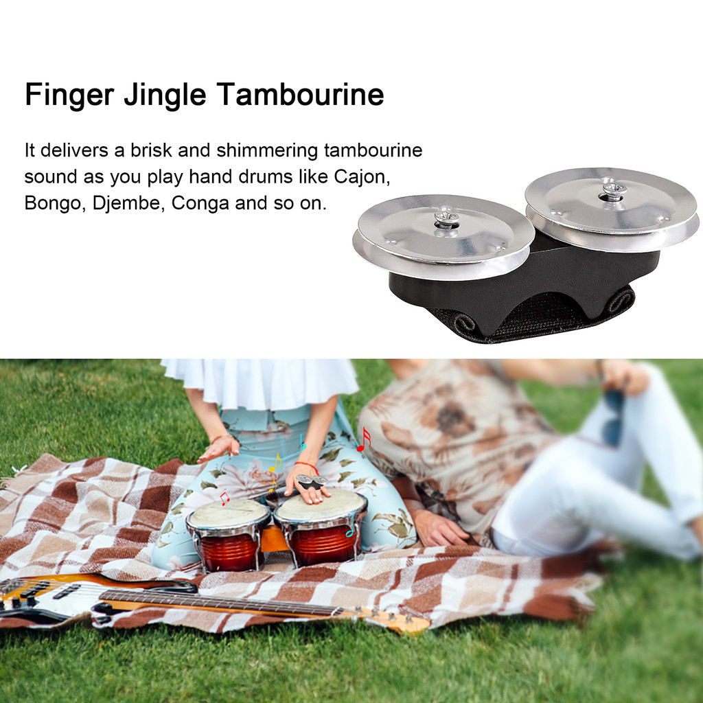fgstbr Dedo Jingle Pandeiro Para Cajons Bongos Djembes Congas Tambores De Mão Percussão Acompanhamento Música