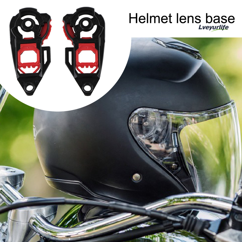 Lveyurlife 1 Par Placa De Base De Escudo Compacto Apertado ABS Capacete Engrenagem Para AGV K1 K3SV K5/K3 K4