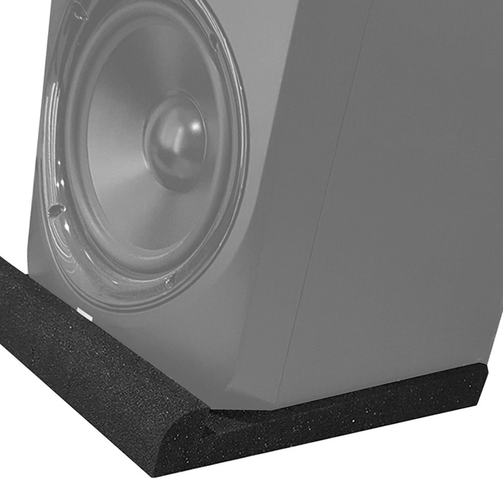 wohobr 2 Pacotes De Almofadas De Espuma Acústica Com Isolamento De Alto-Falante Para Monitor De Estúdio Max . Área Utili
