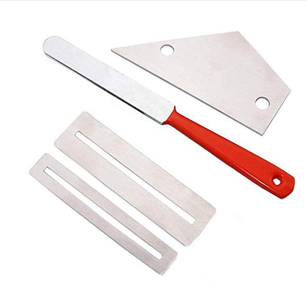 wohobr Arquivo De Polimento De Traste De Guitarra Em Aço Inoxidável , Régua De Nivelamento , Ferramenta De Reparo De Jun