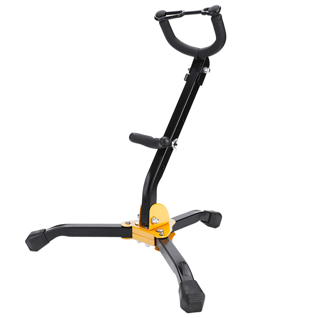 andobr Metal Dobrável Ajustável Alto Tenor Sax Saxofone Tripé Suporte