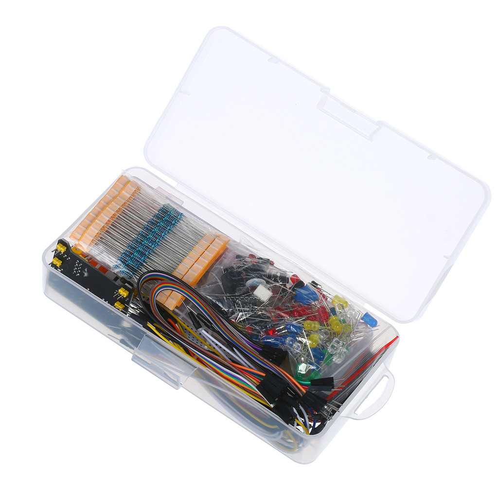 Gdmdbr 830 Conjunto De Placa De Ensaio Componente Eletrônico Starter Kit DIY Com Caixa De Plástico Compatível Arduino UN