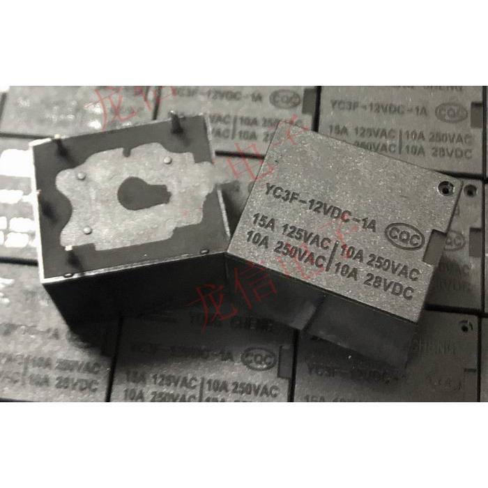 Novo Relé YC3F-12VDC-1A original , 4 Pinos , Para Eletrodomésticos