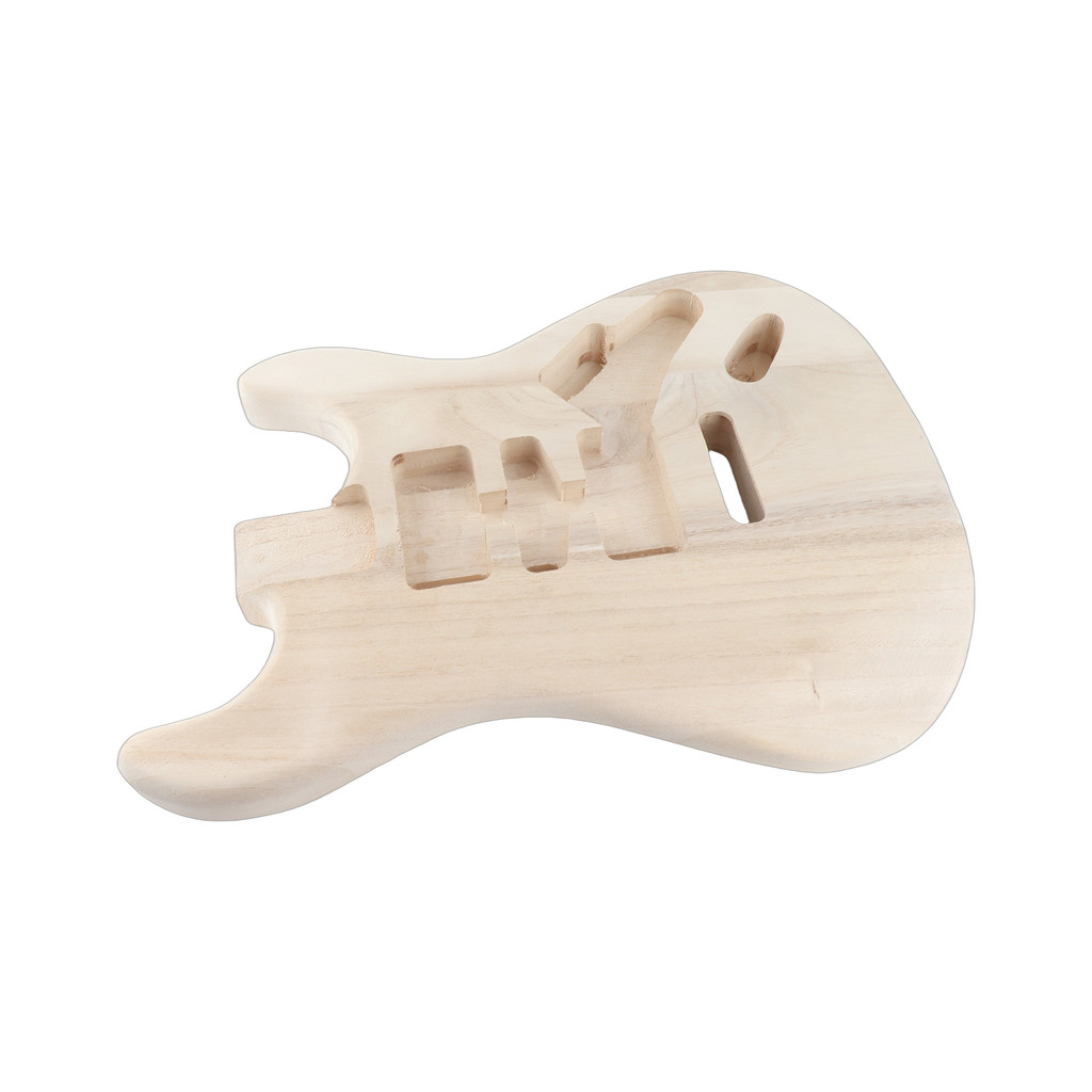 Telbr Peças De Reposição De Barril Elétrico De Madeira Para Corpo De Guitarra Artesanal Inacabada