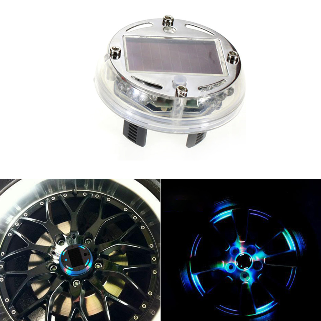SHENYOU Carro À Prova D'água Roda Solar LED Lâmpada Colorida Luz Do Pneu Acessório Automóvel