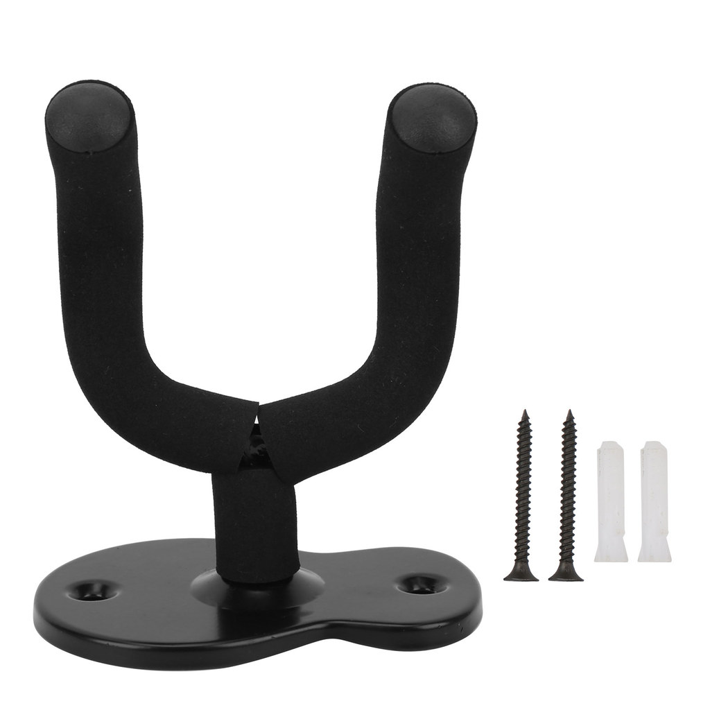 Tgbr Suporte De Montagem Na Parede Para Guitarra , Esponja De Pescoço , Protetor Com Acessórios , Preto