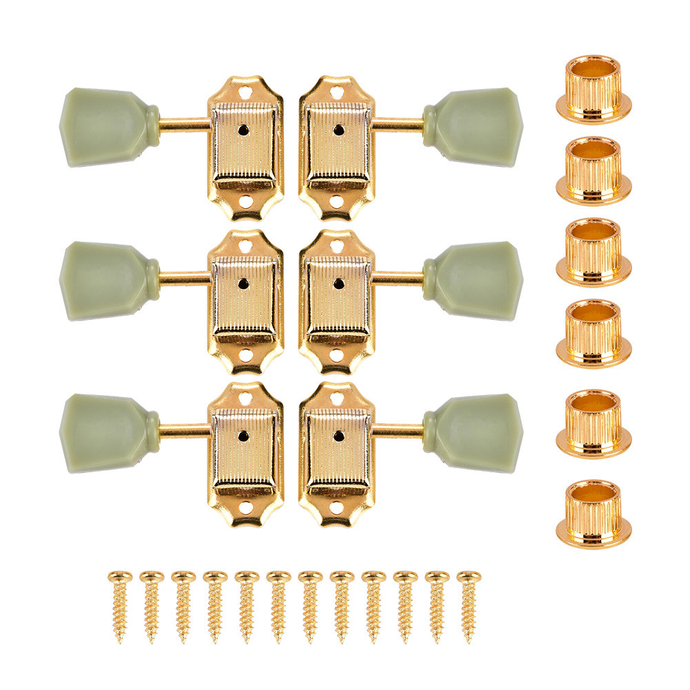 Tgbr 3L3R Guitar Tuning Pegs Tuners Cabeças De Máquina De Liga De Zinco Acessório De Instrumento ​