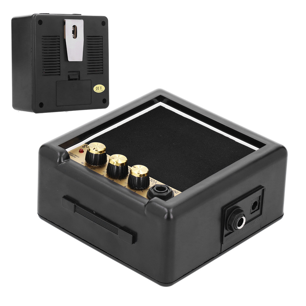 Amplificador De Guitarra Telbr Portátil Mini Acessórios Para Instrumentos Musicais Alto-Falante Pequeno PG-3 3W