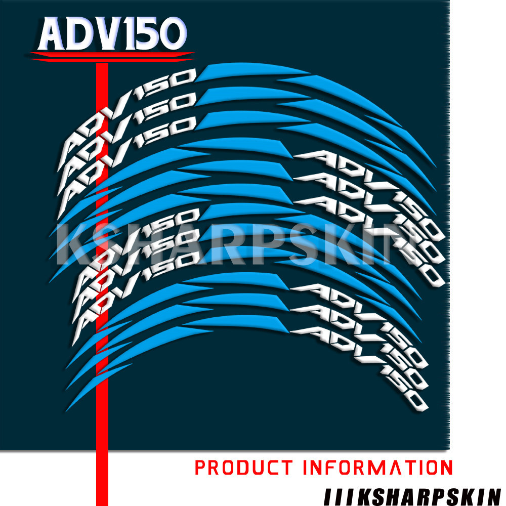 Adesivos De Motocicleta Decalque Fita De Aro Adesivo Reflexivo À Prova Dwaterproof Água Roda De Moto Listra Para Honda a