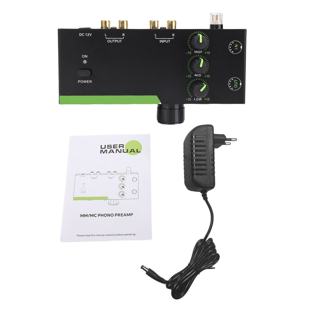 sicibr PH-3EQ Phono Pré-Amplificador MM MC Interface De Som Com Ajuste Alto Médio E Baixo XLR Conexão Balanceada Circu D