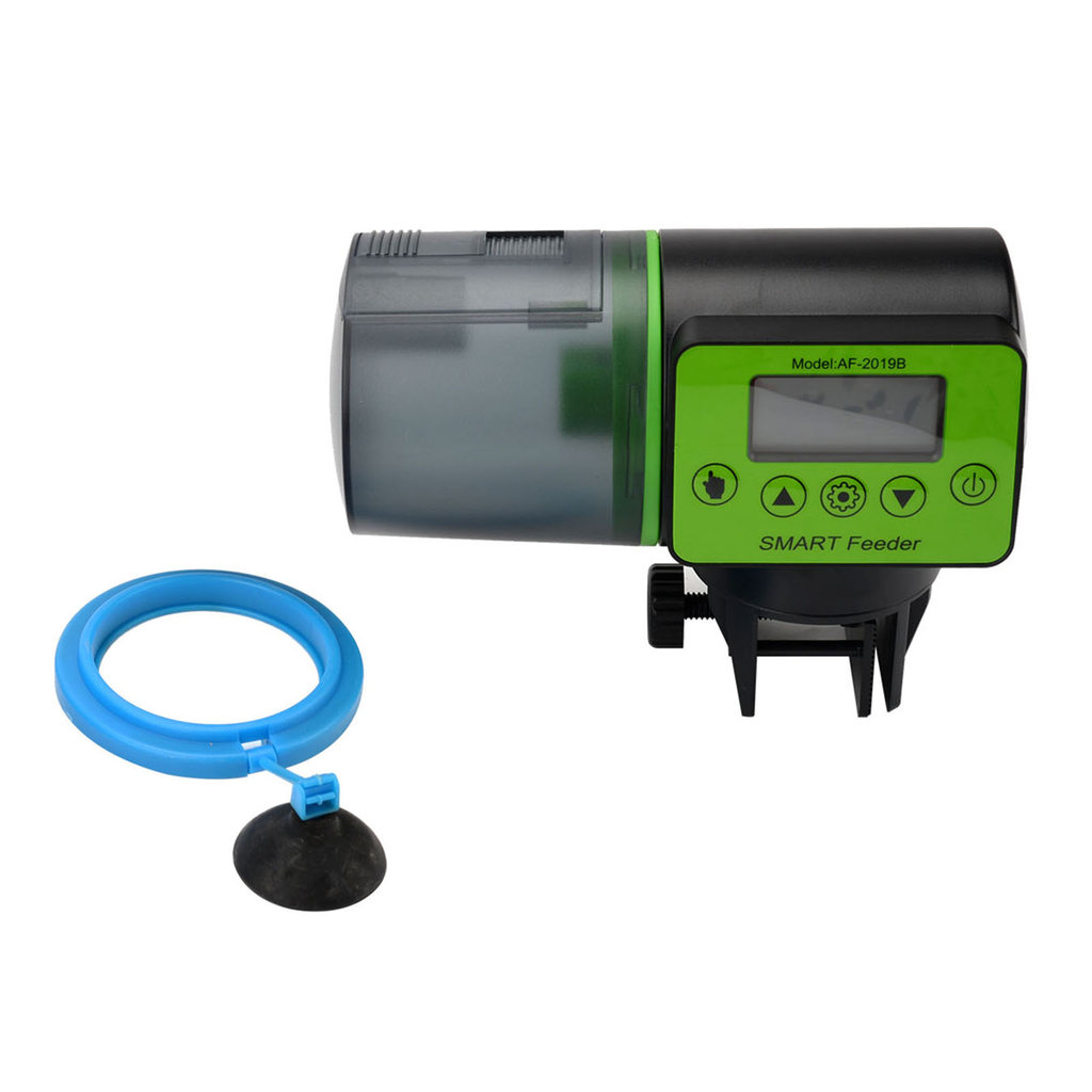Alimentador Automático Para Tanque De Peixes , Cronometragem Inteligente , Aquário De Grande Capacidade