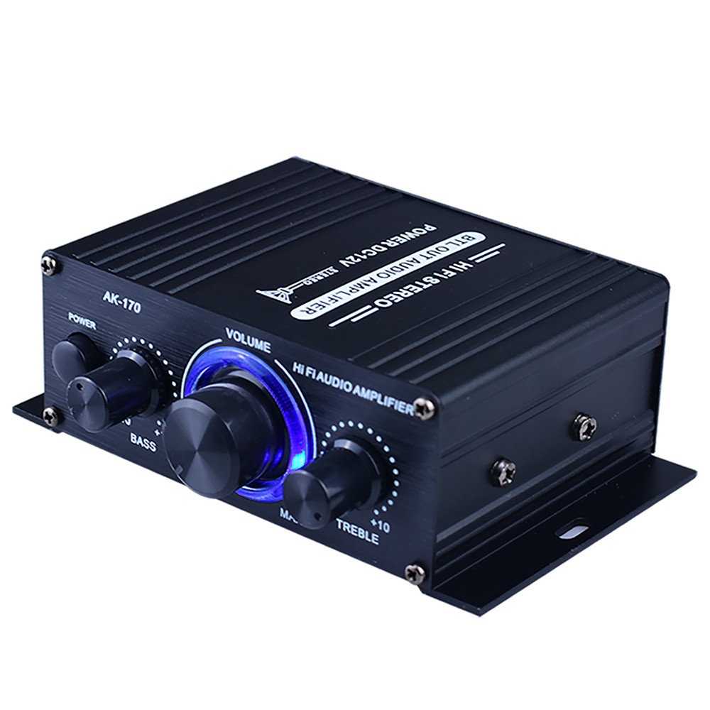 Tgbr AK170 Mini Amplificador De Potência De Áudio Alto-Falante De Som Portátil Para Carro E Casa