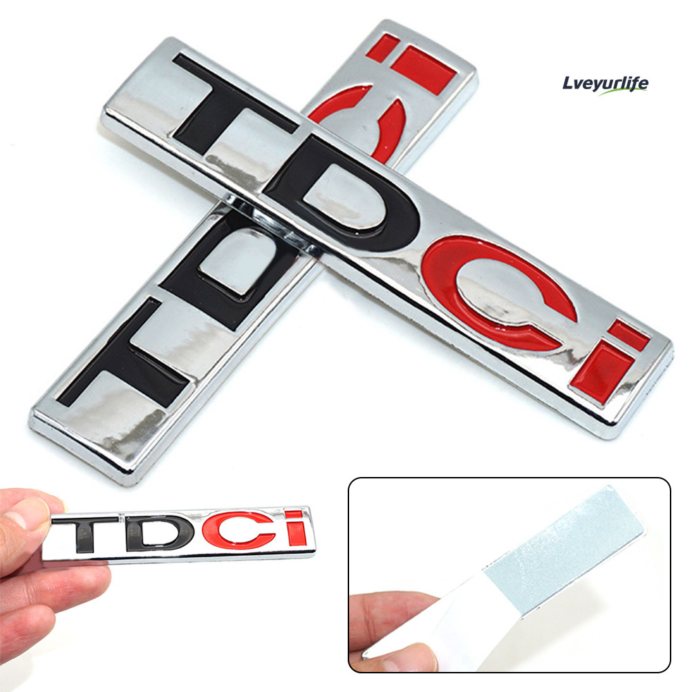 Lveyurlife TDCI Carta Carro Veículo Traseiro Tronco Corpo Adesivo Decalque Emblema Para Jiang Ling Ford