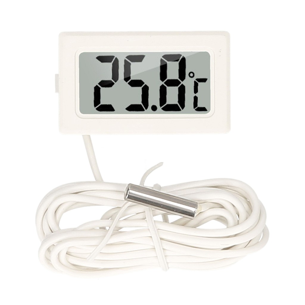 Gdmdbr Termômetro Digital Para Aquário LCD Medidor De Temperatura Tanque De Peixes Com Sonda NTC À Prova D'água-50 ° C ~