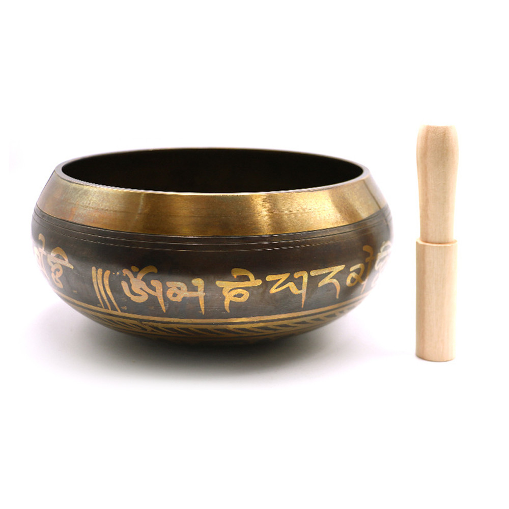 cpnobr Buda Feito À Mão Tibete Tigela Ritual Terapia De Música Carrilhão De Cobre Tigelas De Canto Tibetanas
