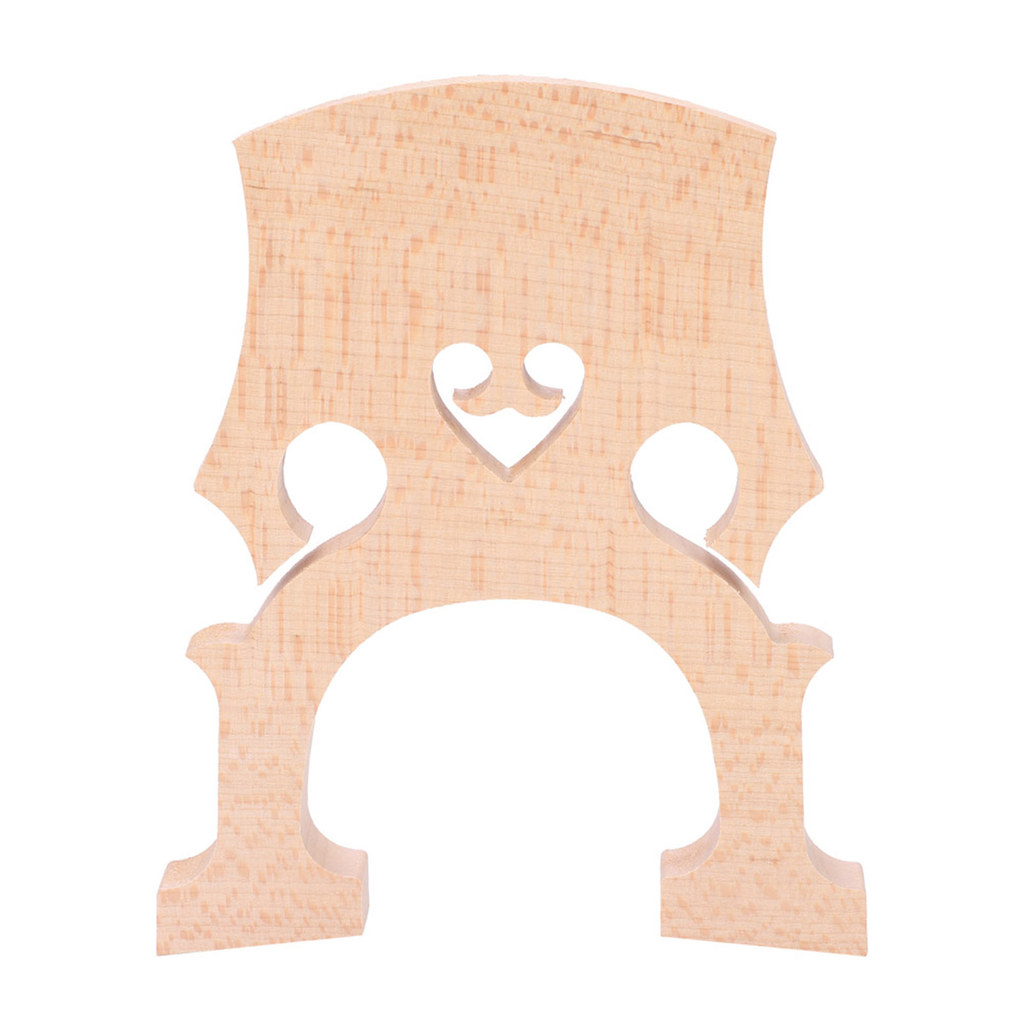Acessório De Instrumento De Peças De Reposição De Ponte De Violoncelo De Madeira De Bordo Para Violoncelos 4/4 3