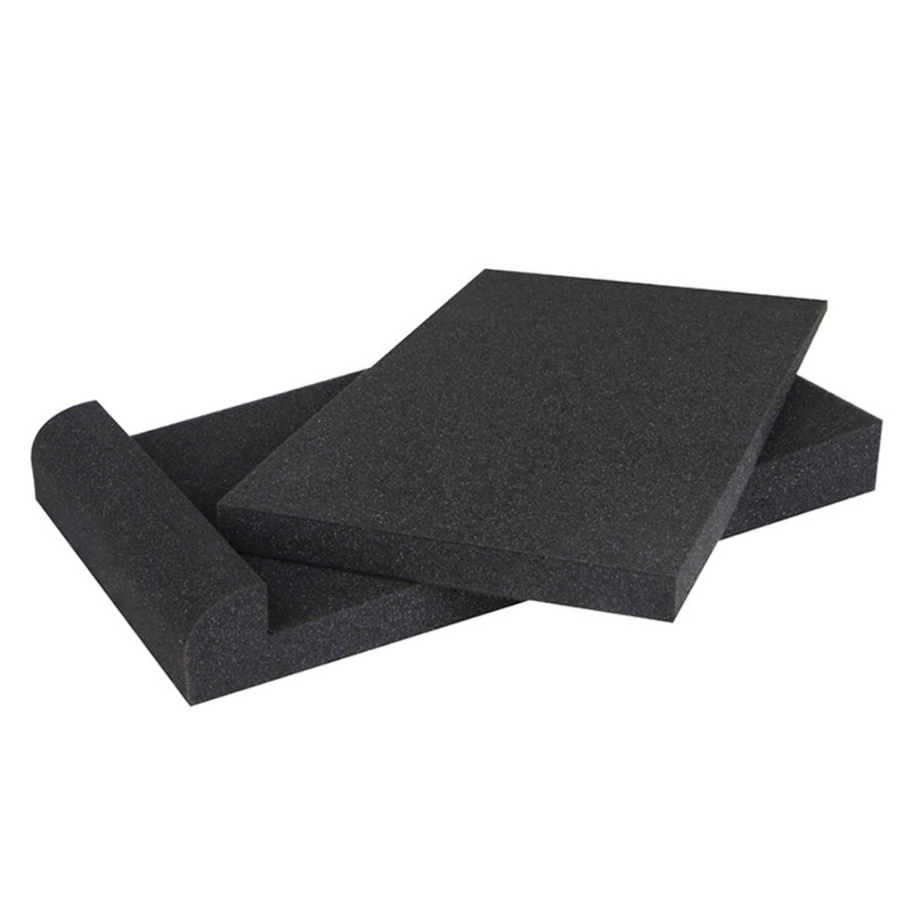 Toggbr 2 Pçs/set Gravação Alto-Falante Espuma Acústica Almofadas De Isolamento De Som À Prova De Choque Almofada Esponja