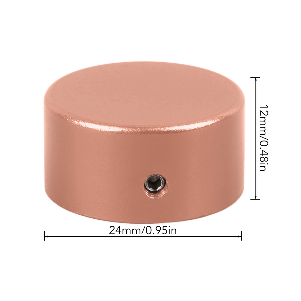 fgstbr Pedal Footswitch Topper Alumínio Guitarra Elétrica Pico Efeito De Proteção Pé Prego Boné Ouro Rosa