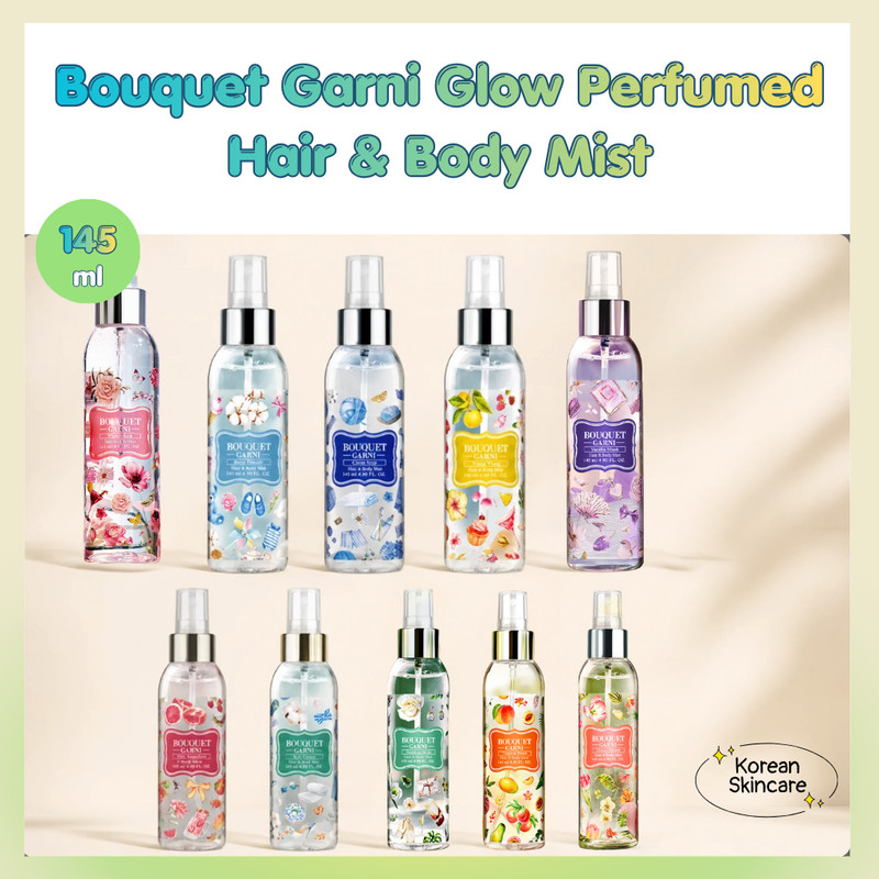 [Escolha De KIM Chaewon !] Bouquet Garni Glow Bruma Perfumada Para Cabelo E Corpo (Amíscar Branco , Almíscar Baunilha ,