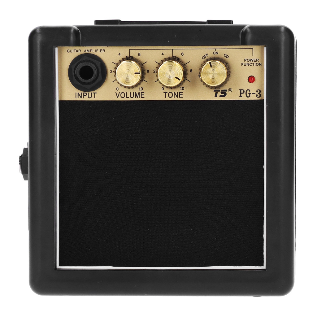 wohobr Amplificador De Guitarra Portátil Mini Instrumento Musical Acessórios Pequeno Alto-Falante PG-3 3W