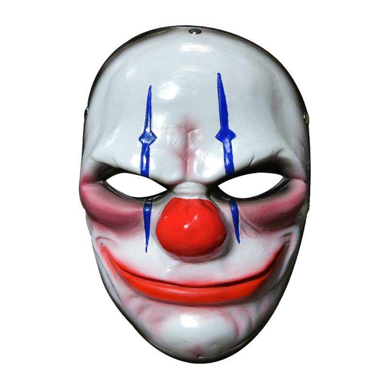 Resina Payday Máscara De Halloween Palhaço Assustador Festa Dia De Pagamento 2 Para Masquerade Cosplay Máscaras Horrívei