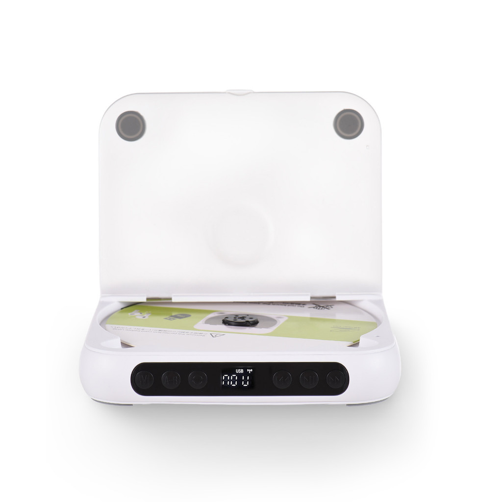 cpnobr CD Player Portátil BT Music Runner Com Capa À Prova De Poeira 6 Modos Ab Repetir Temporizador Controle Remoto Pla