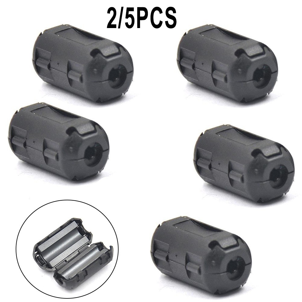 [HOT] 2/5xTDK 5mm Núcleo De Ferrite Supressor De Ruído Filtro Anel Cabo Clipe No Fio RFI-SULO