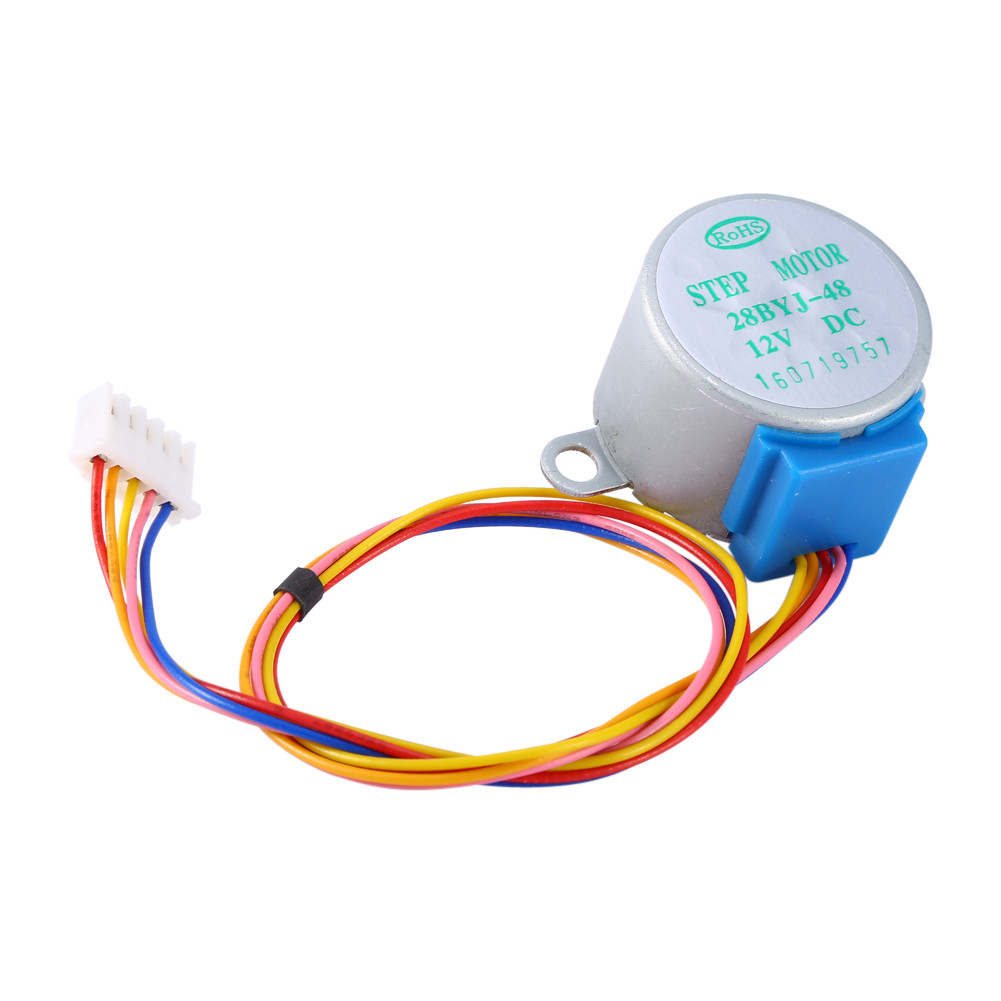 Gdmdbr 1x 12V Motor De Passo Trifásico De 5 Fios 28BYJ-48-12V Para Projeto DIY