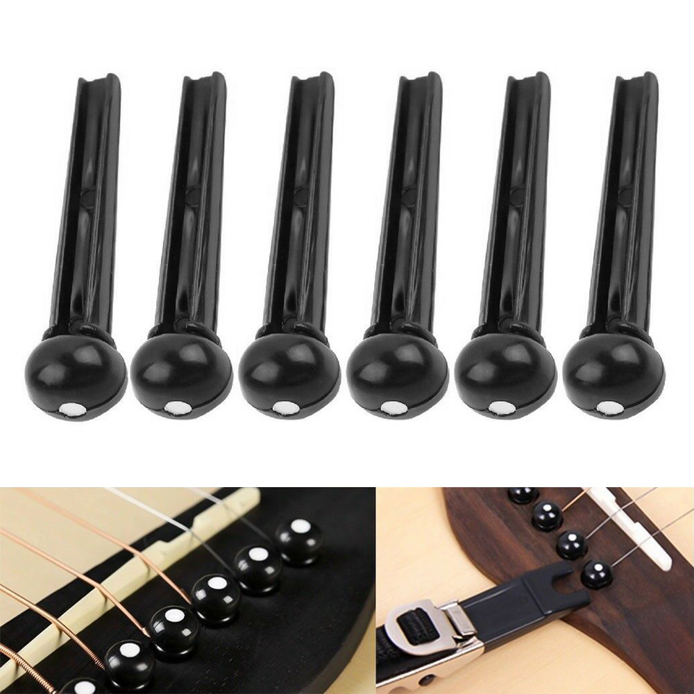 Kit De Acessórios Para Guitarra Folk Acústica Telbr , Incluindo Pinos De Ponte + Porcas , Palhetas De Celulóide , Porta-