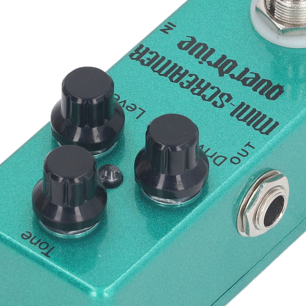 Pedal De Efeito Overdrive Telbr Com Botões De Controle De Tom De Nível De Acionamento Guitarra Elétrica De Liga De Alumí