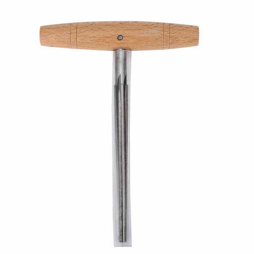 andobr Alargador De Furo De Aço Durável Com Alça De Madeira Ferramenta De Reparo Luthier Para Violino 3/4 4