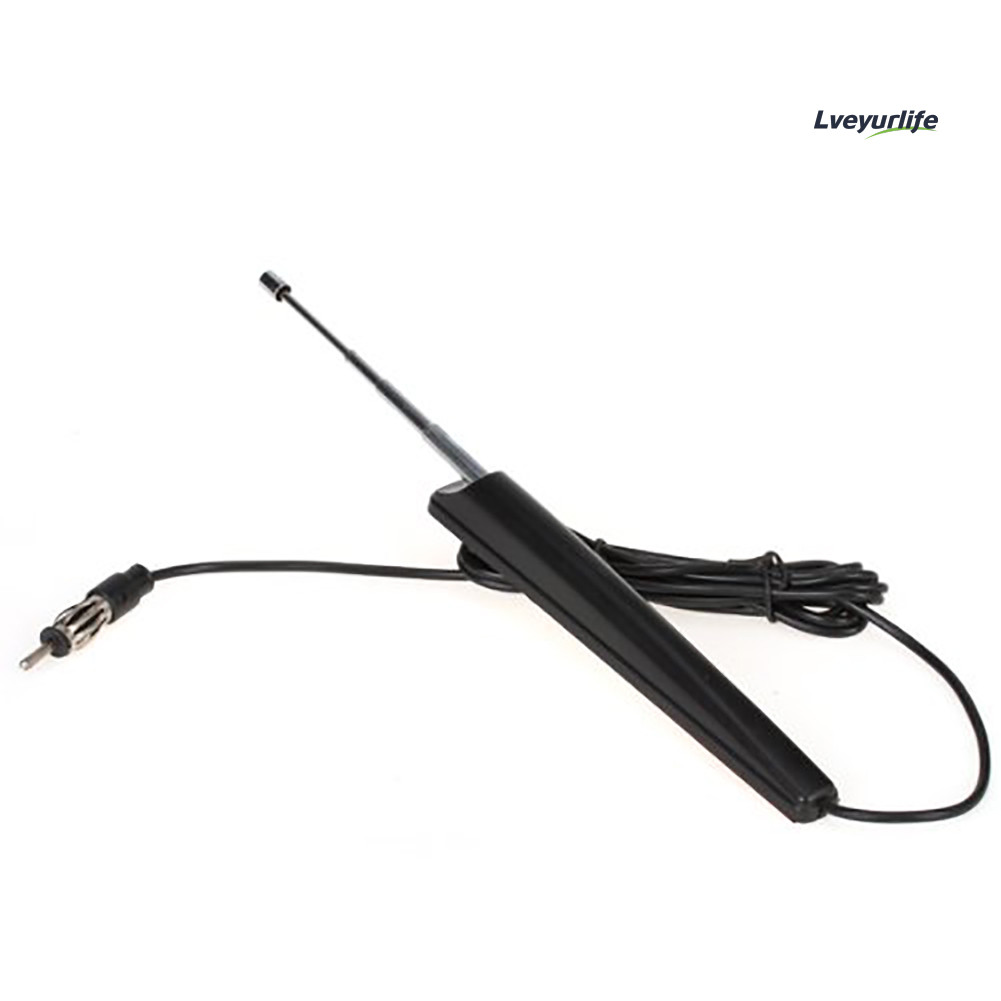 Lveyurlife Universal 12V Auto Car Radio Signal Amp Amplificador Booster FM/AM Antena Aérea