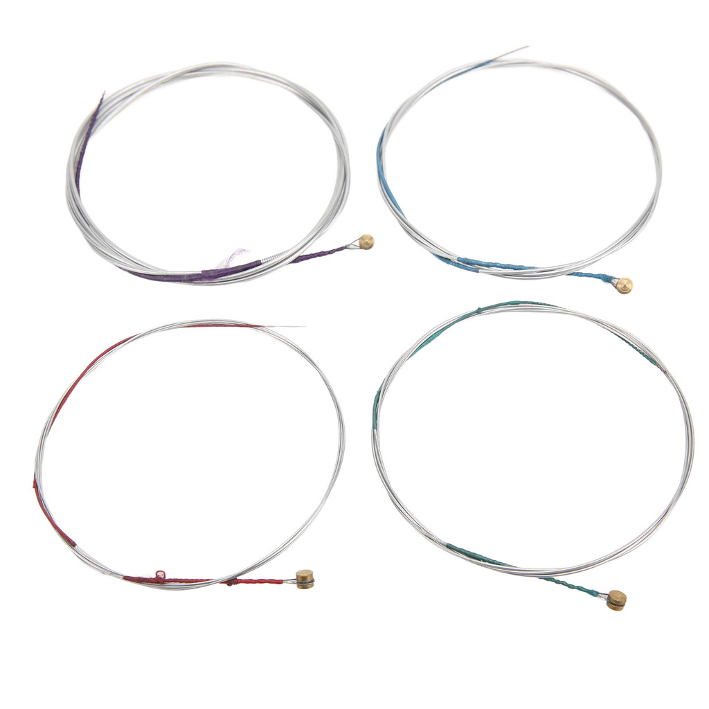 Telbr 4 Peças Cordas De Violoncelo Cobre Níquel Acessórios De Liga De Zinco Para Instrumentos Musicais Tamanho 4/4