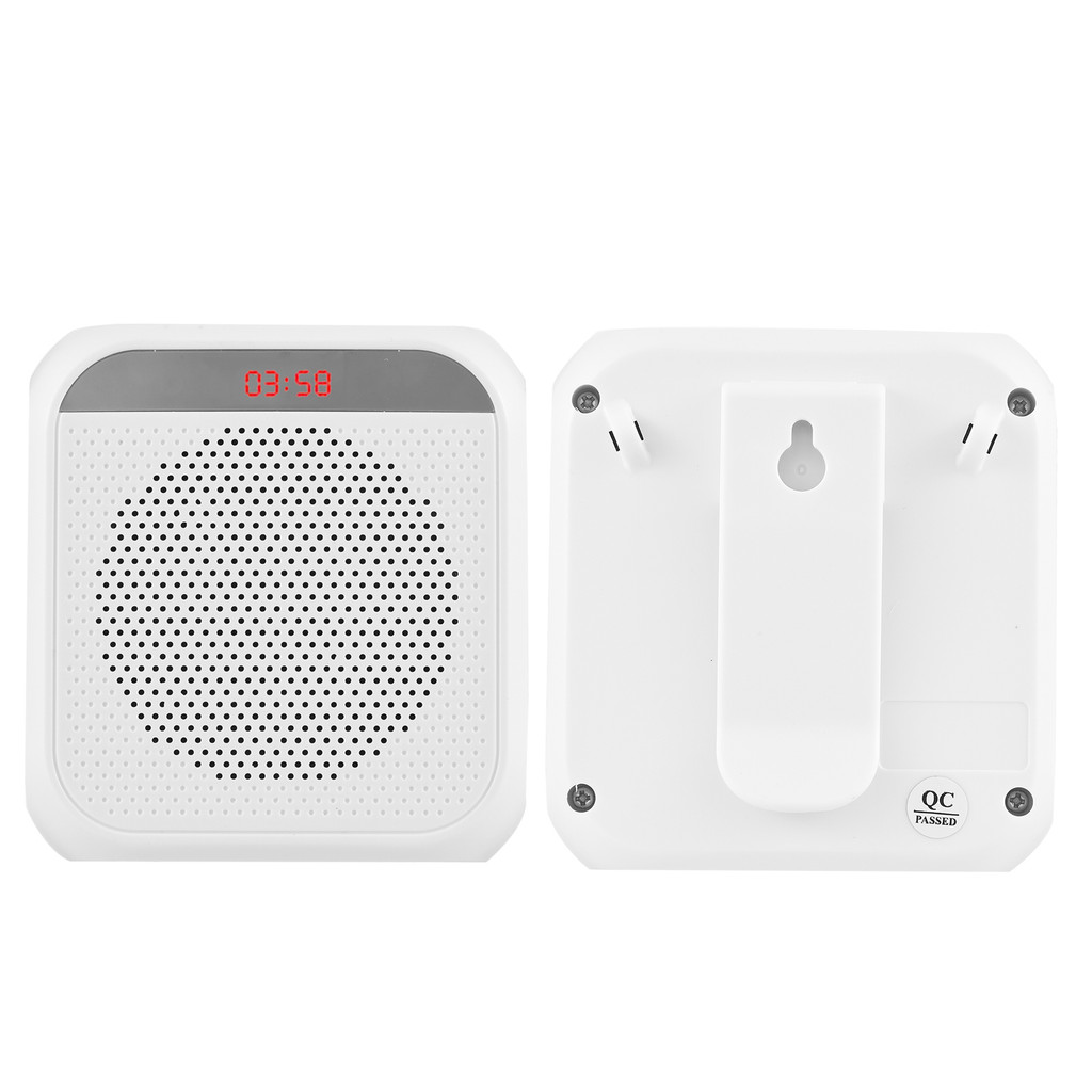 Amplificador De Som fgstbr Portátil Recarregável Mini Voz Display LED Com Função De Gravação De Microfone Fio & amp ; Ci