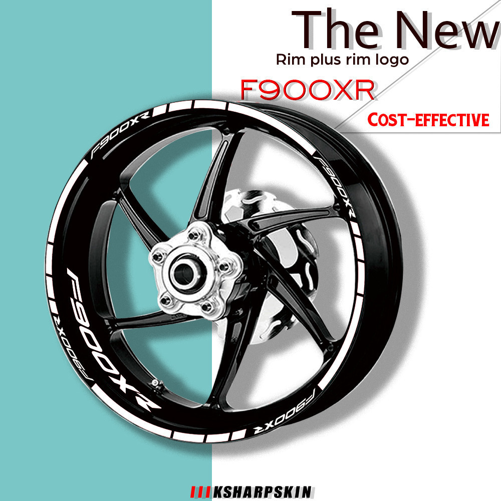 Novo Pneu De Motocicleta À Prova D'água Logotipo Da Roda Adesivo Aro Personalidade Faixa Reflexiva Terno Para BMW F900XR