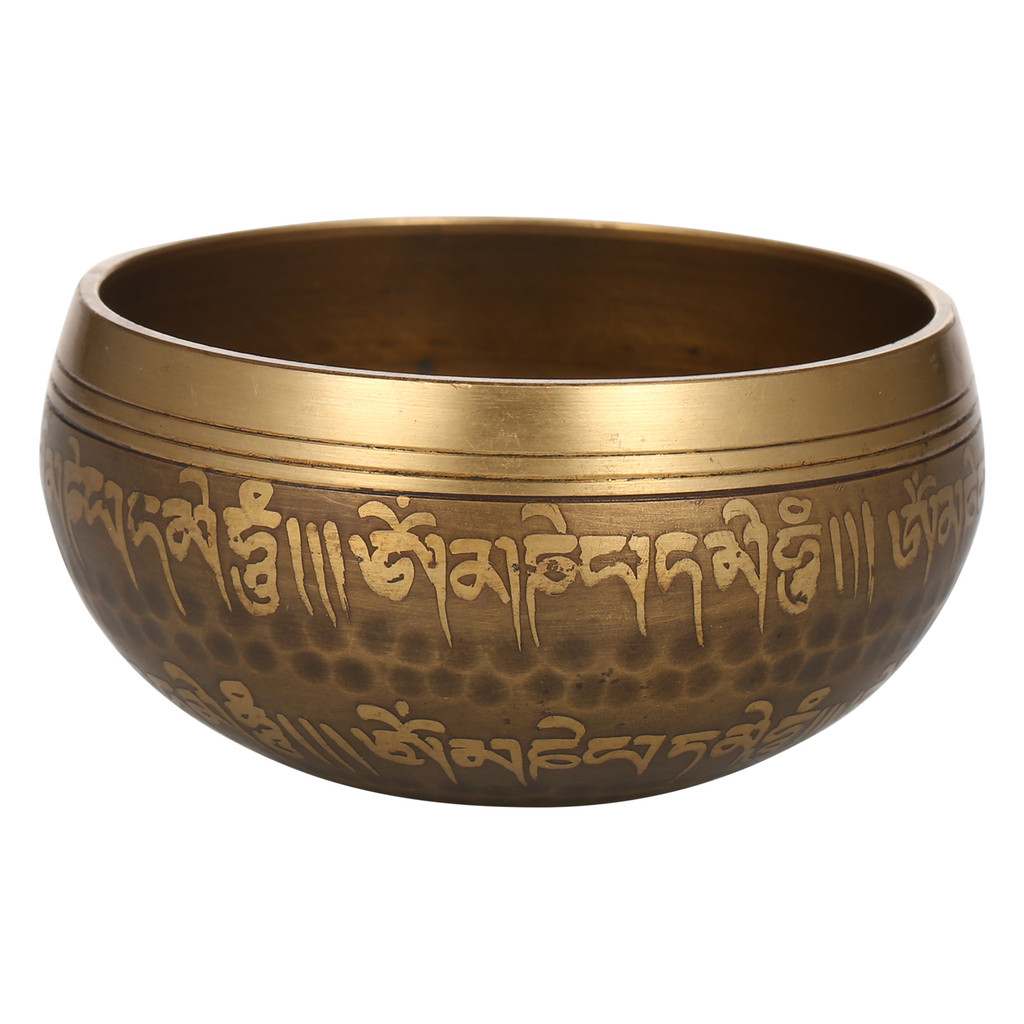 Tgbr Tigela De Canto Tibetana Artesanal Buda Tibet Atingido Terapia De Música Ritual Som De Carrilhão De Cobre Com Ataca